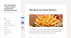 Desktop Screenshot of airfryerreview.com